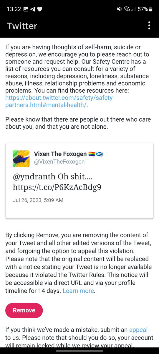 VixenFoxogenAlt's tweet photo. MY FUCKING MAIN GOT LOCKED?!

THE REPLY LITERALLY HAD NOTHING RELATED TO THE RULE I APPARENTLY BROKE

It was literally a picture of 2 cans of monster and that's it https://t.co/GQvBPnF6P6