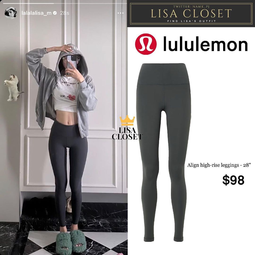 ᴛᴀᴛᴀ🐣327💋 on X: #LISA's leggings is lululemon brand Align