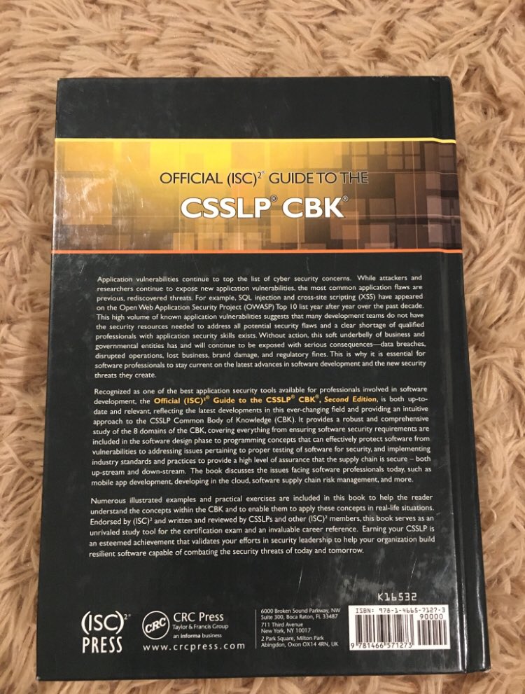 DanisAbatecola's tweet image. Si alguien lo necesita, lo tengo nuevo, en venta!!
#CSSLP #CBK #ManoPaul