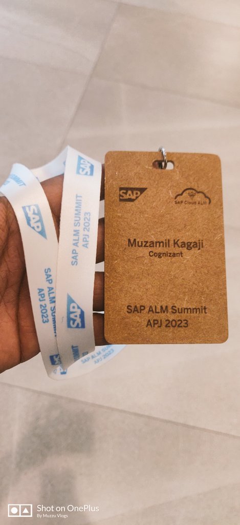 muzzu_mak's tweet photo. @saplabsindia @gangadharansind Thank you 
#SAPALMSUMMITAPJ #cloudalm #FOCUSSEDRUN #solman https://t.co/gMaEdiexnz