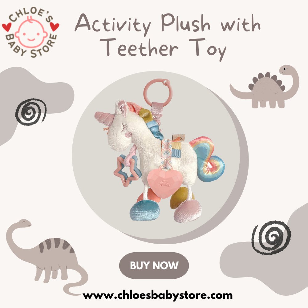 Our Activity Plush with Teether Toy is the ultimate companion for your little explorer, encouraging sensory development and soothing teething moments.

#ActivityPlush #TeetherToy #SensoryPlay #BabyEssentials #USAparenting #USAbabyproducts #PlaytimeFun #TeethingRelief #USAfamily