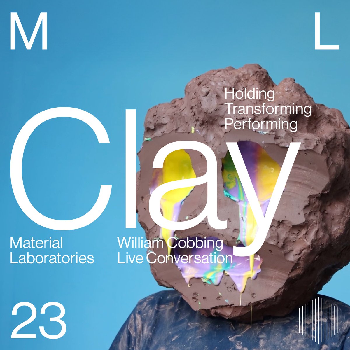 NsfIreland's tweet image. Introducing our artists! Clay is a central material in William Cobbing’s work, both in its raw and fired forms, which he explores through sculpture and performance.