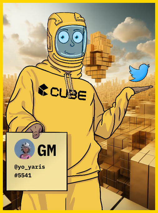 I'm one with the Cube 🧊
<a href="/cubexch/">CUBE</a>