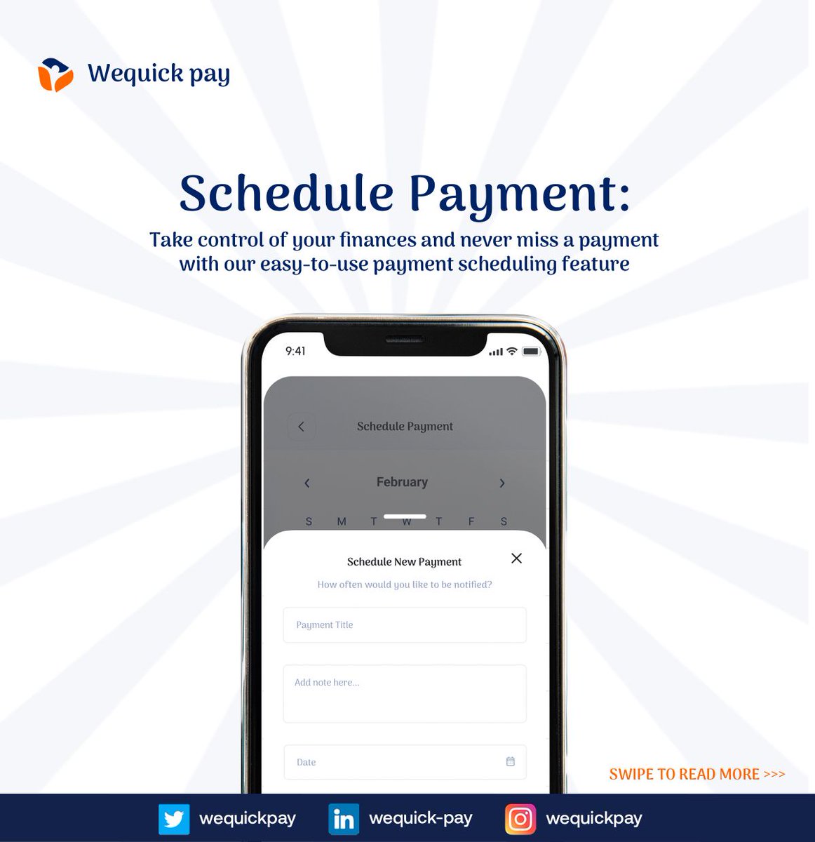 WeQuickPay tweet media