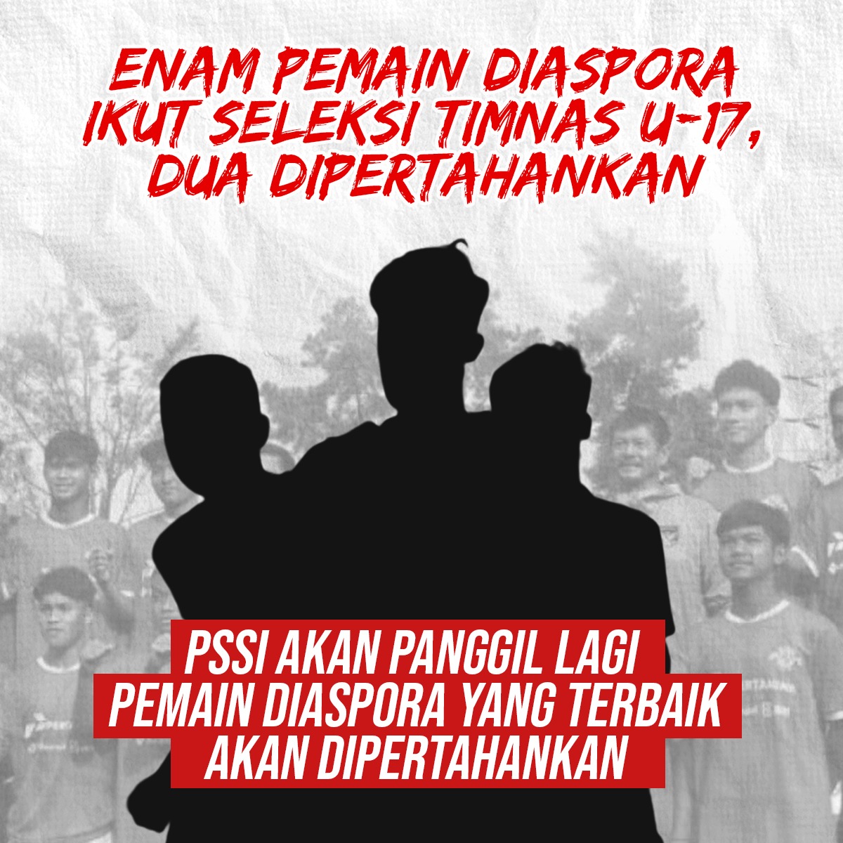 SupomoParjo's tweet photo. PSSI akan panggil kembali pemain Diaspora setelah sudah menyeleksi 6 pemain Diaspora. 2 dipertahankan 
#U17Mendunia #GarudaMendunia #KitaGaruda #BersamaGaruda #GarudaMudaMendunia

No SHINee | Sambel | Alshad | Rio Dewanto | nanakoot | Ginting | Kencur https://t.co/3SfmmXR6la