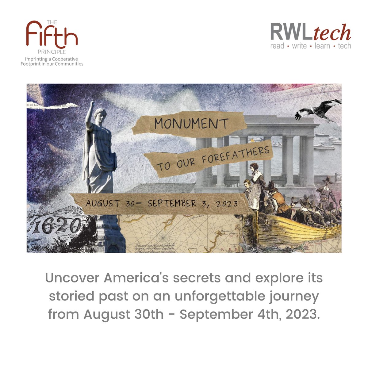 Come explore America's storied past! Embark on an unforgettable journey from August 30th to September 4, 2023, where you'll uncover the secrets that have shaped our nation. Visit iconic landmarks like Plymouth Rock and John Adams’s home, as well as special tours of eerie… https://t.co/3IB3D0MO0j https://t.co/R58T8dmLNw