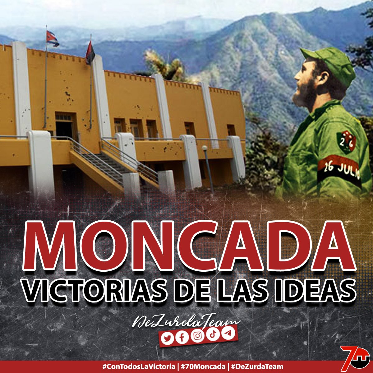 Viltre2's tweet photo. MUCHAS FELICIDADES
"Si la fuerza de una ley
me impusiera otro destino
yo seguiría el camino
que me enseño el 26.
Además si aquella ley
me ordenara la nación
a que dedique mi acción
a honrar a la patria mía
felizmente moriría
por nuestra Revolución"
#70Moncada #ConTodosLaVictoria https://t.co/cLn0UyN3wx