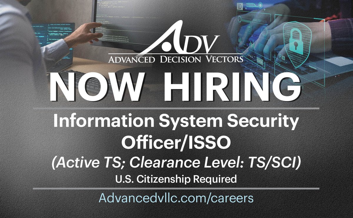vectors_llc's tweet photo. @vectors_llc is hiring for new positions at @SpaceForceDoD. You must be a U.S. citizen and possess an active TS clearance to apply. For more details visit our website. #Hiring #Jobs #Employment #SpaceForce #ITSystems #Work #Technology https://t.co/g6TyKqfBq5 https://t.co/dtgbt2eRaE
