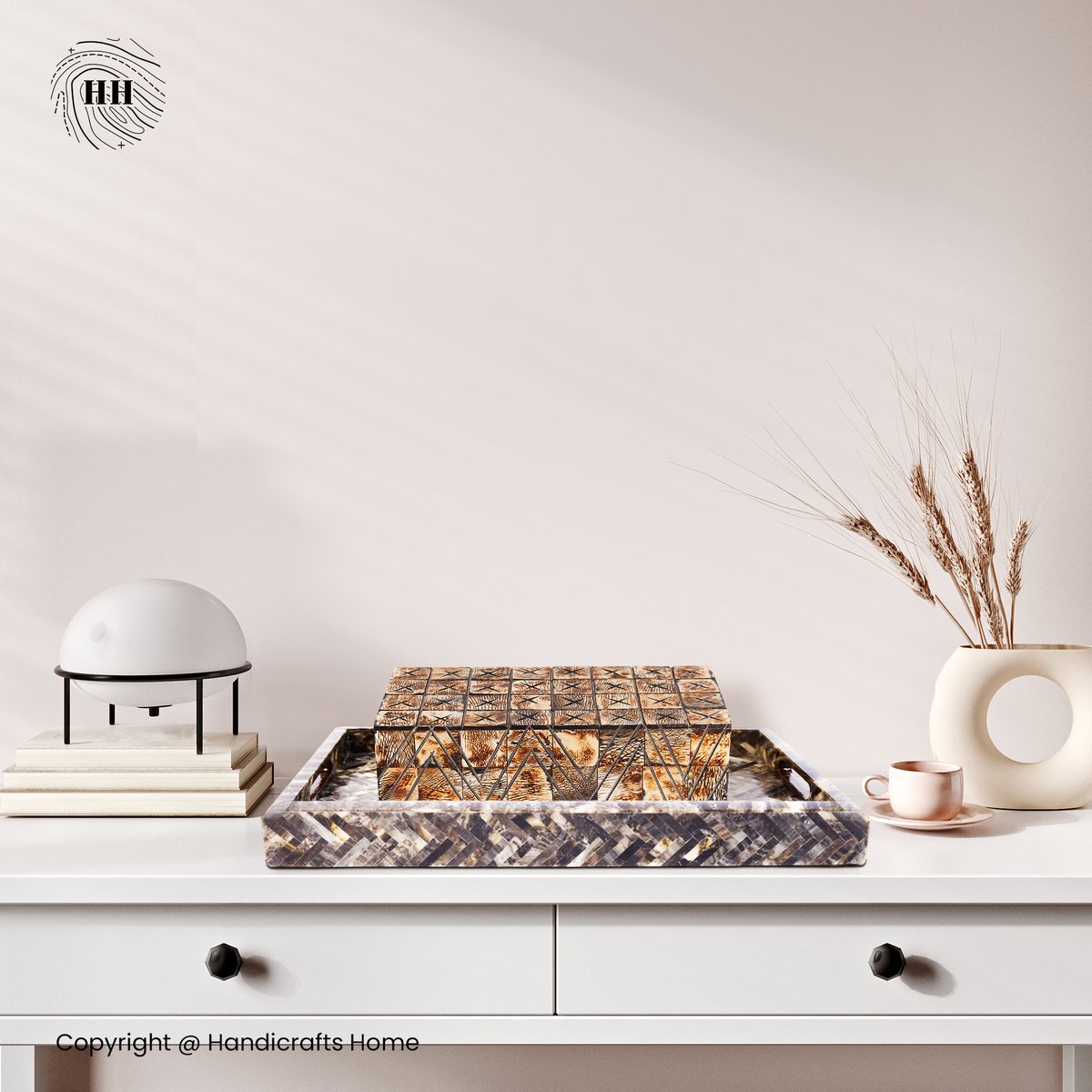 HandicraftsHom's tweet image. ✨ Discover the enigmatic allure of Handicrafts Home Kept Paradox Collection Decorative Box. ✨

🌌 This exquisite box is a true paradox, blending the timeless beauty of craftsmanship with a hint of mystery and intrigue.
#HandicraftsHome #KeptParadoxCollection #DecorativeBox