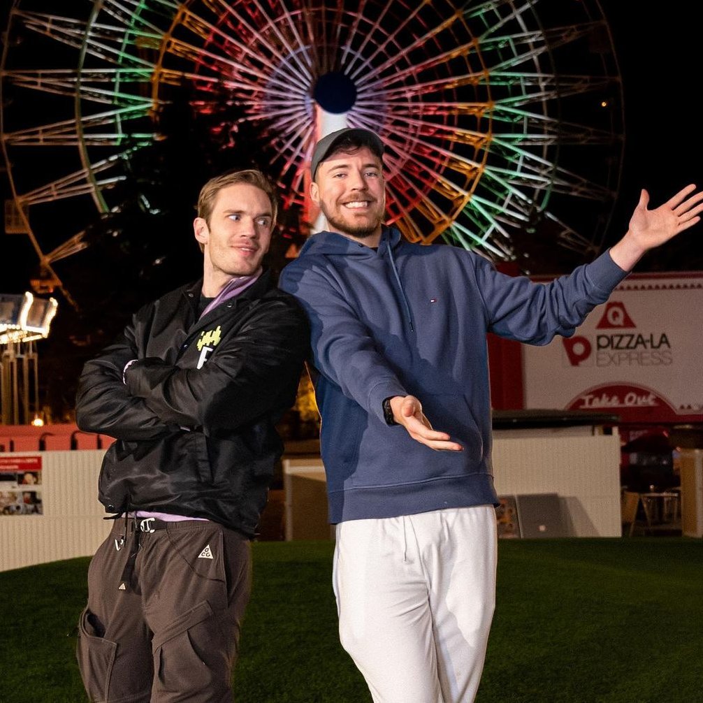 Dexerto's tweet photo. Mr Beast surpasses PewDiePie in total YouTube views, making him the 45th most viewed channel ever https://t.co/8efsuFxHTi