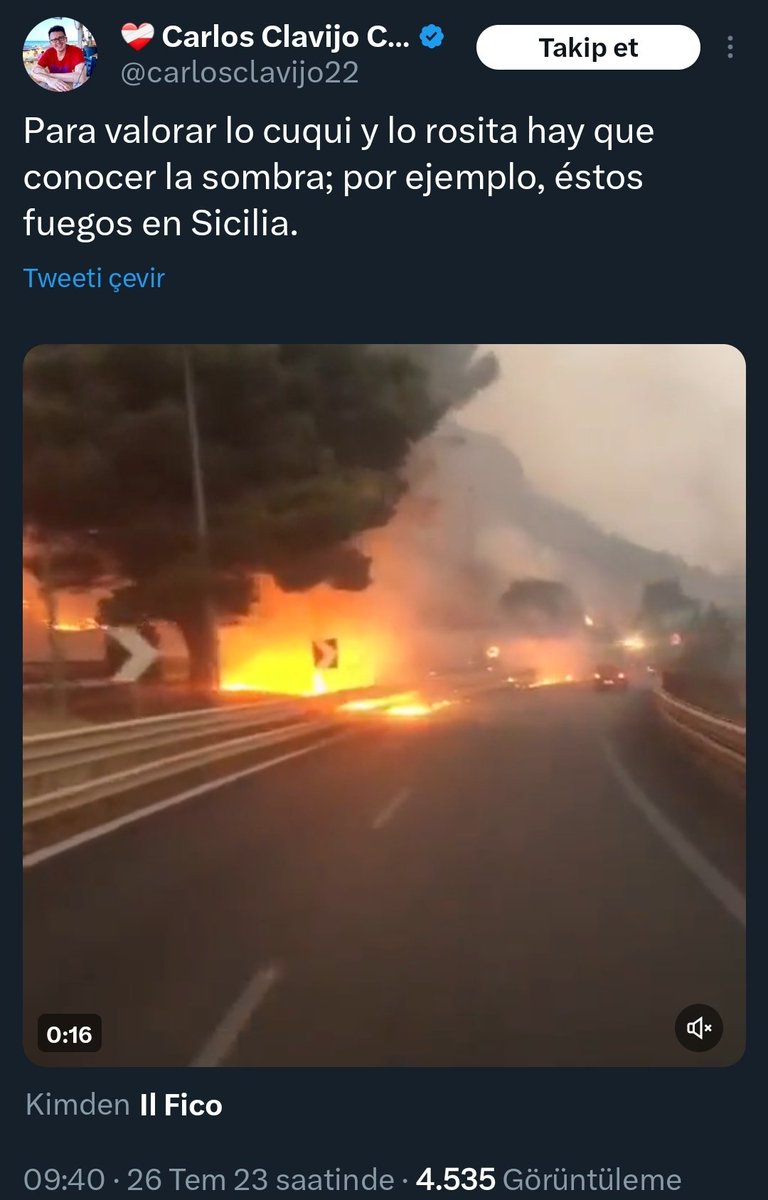 thhsynkrgz's tweet photo. İtalya tarihinin büyük yangınlarından biriyle karşı karşıya
Bizim savaştığımızın yaklaşık 5'te 1'i büyüklüğünde ve giderek ilerliyor
Henüz kontrol altına alınamadı
Bakıyorum da #helpitaly başlığı açan yok, vergi ajitasyonu yapan yok
Herkes söndürmeye odaklanmış
Çok ilginç https://t.co/rS2mISuYpW