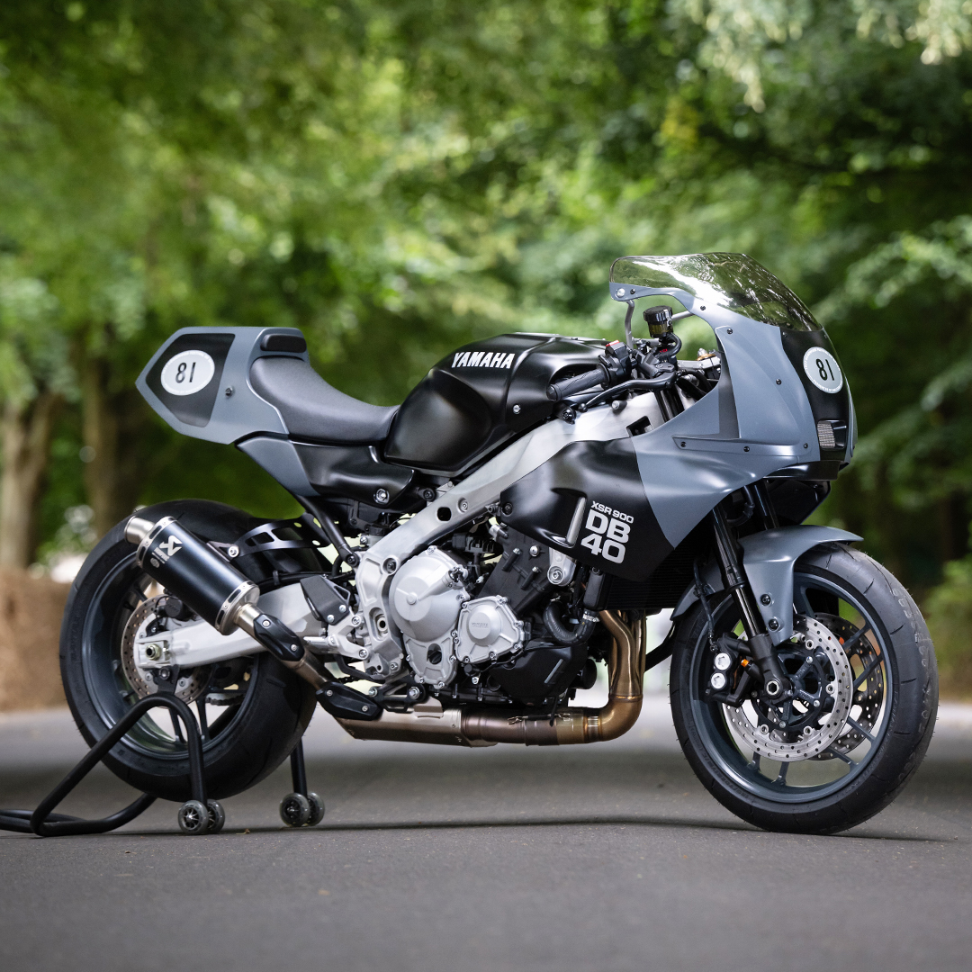 MHBikeInsurance's tweet photo. A thing of beauty 😍

The super-cool XSR900 DB40 Prototype that @niallmackenzie1 rode at @fosgoodwood 🏁

Show of hands – who likes this?

📸 Yamaha

#Motorcycles #UKBikers #Yamaha https://t.co/msLo195FQB
