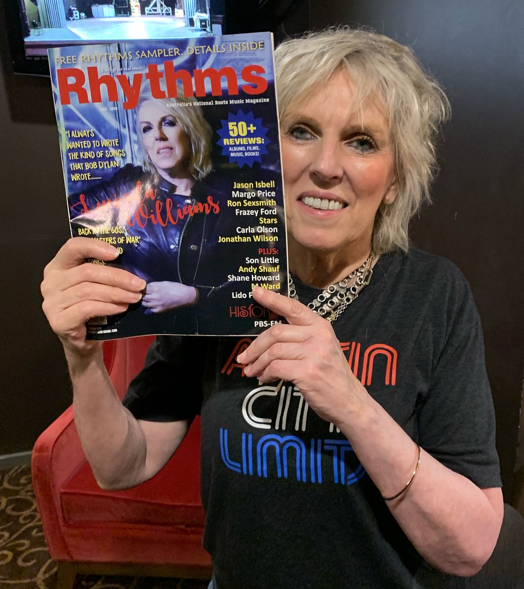 Listen to the Rhythms Podcast with Lucinda Williams: rhythmsmagazine.podbean.com/e/lucinda-will…