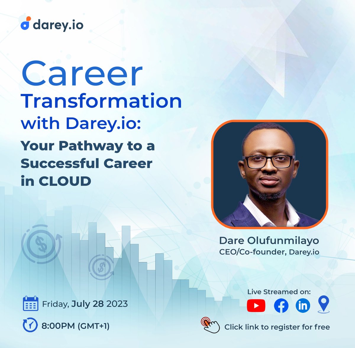 Let's show you how we do things here at Darey.io! Get ready to hear it straight from the visionary himself, Dare, and get inspired by the incredible success stories of our past students.

This is your chance to learn from a true industry leader! He will share