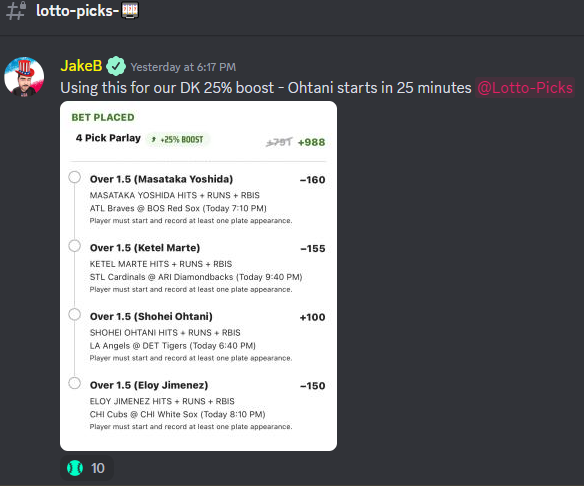 FNFcommunity_'s tweet photo. BIG MONDAY FOR GFNF x SPORTS PICKS @GFNFBets 

+988 Lotto ✅
2x DFS ✅
$228+ on $5K Challenge ✅
4-1 on unit calls ✅