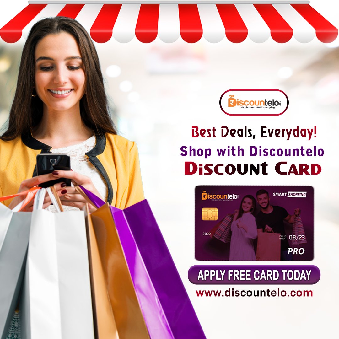 discountelo's tweet photo. Why wait for the Best Deals and the Best Price!!! Shop with Discountelo Discount Card on https://t.co/Jvt86MVK8O and save every day
.
APPLY FREE CARD at https://t.co/4nIk2gExXq
.
.
.
#BestDeals #BestPrice #Offer #Season #Discount #DiscountCard #Shopping #Discountelo #DDC https://t.co/lzLGXgw3KZ