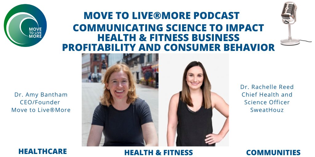 Move to Live®More (@movetolivemore) on Twitter photo //Listen to a #podcast with CEO/Founder
<a href="/AmyBantham/">Dr. Amy Bantham</a> & Rachelle Reed of <a href="/SweatHouz/">SWTHZ</a> and formerly <a href="/orangetheory/">Orangetheory Fitness</a> on Communicating #Science to Impact #Health & #Fitness Business Profitability and #Consumer #Behavior movetolivemore.com/podcast/commun… //Listen to a #podcast with CEO/Founder
<a href="/AmyBantham/">Dr. Amy Bantham</a> & Rachelle Reed of <a href="/SweatHouz/">SWTHZ</a> and formerly <a href="/orangetheory/">Orangetheory Fitness</a> on Communicating #Science to Impact #Health & #Fitness Business Profitability and #Consumer #Behavior movetolivemore.com/podcast/commun…