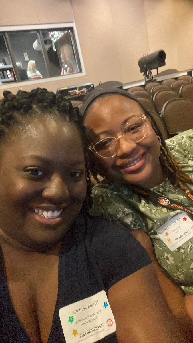 Excited to be at the Learning Engagement Day for Cobb County with my girl <a href="/EbonyECollier/">Ebony Collier</a> and our director <a href="/cobbperforms/">Sara Womack</a>