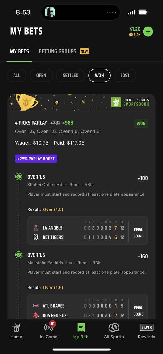 slulawgsr's tweet photo. @GFNF__ @GFNFBets We stay winning in @GFNFBets #vipshit https://t.co/CFd1nrcoWU