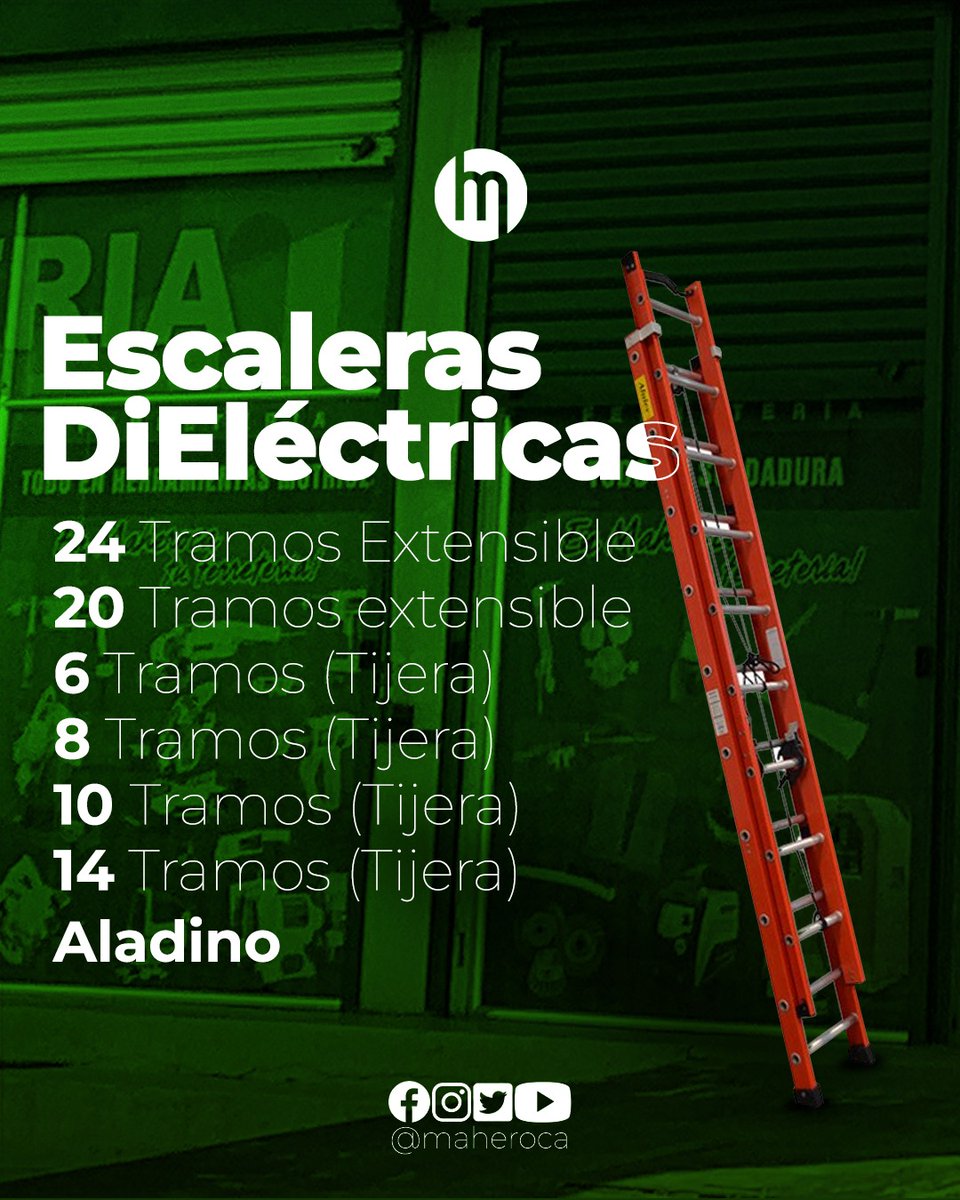 maheroca's tweet photo. 𝗘𝘀𝗰𝗮𝗹𝗲𝗿𝗮𝘀 𝗔𝗹𝗮𝗱𝗶𝗻𝗼|𝗠𝗔𝗛𝗘𝗥𝗢𝗖𝗔

¡Llegaron las escaleras de fibra de vidrio de Aladino!

La solución perfecta para trabajos en altura en interiores y exteriores. https://t.co/gVYtxaoB28