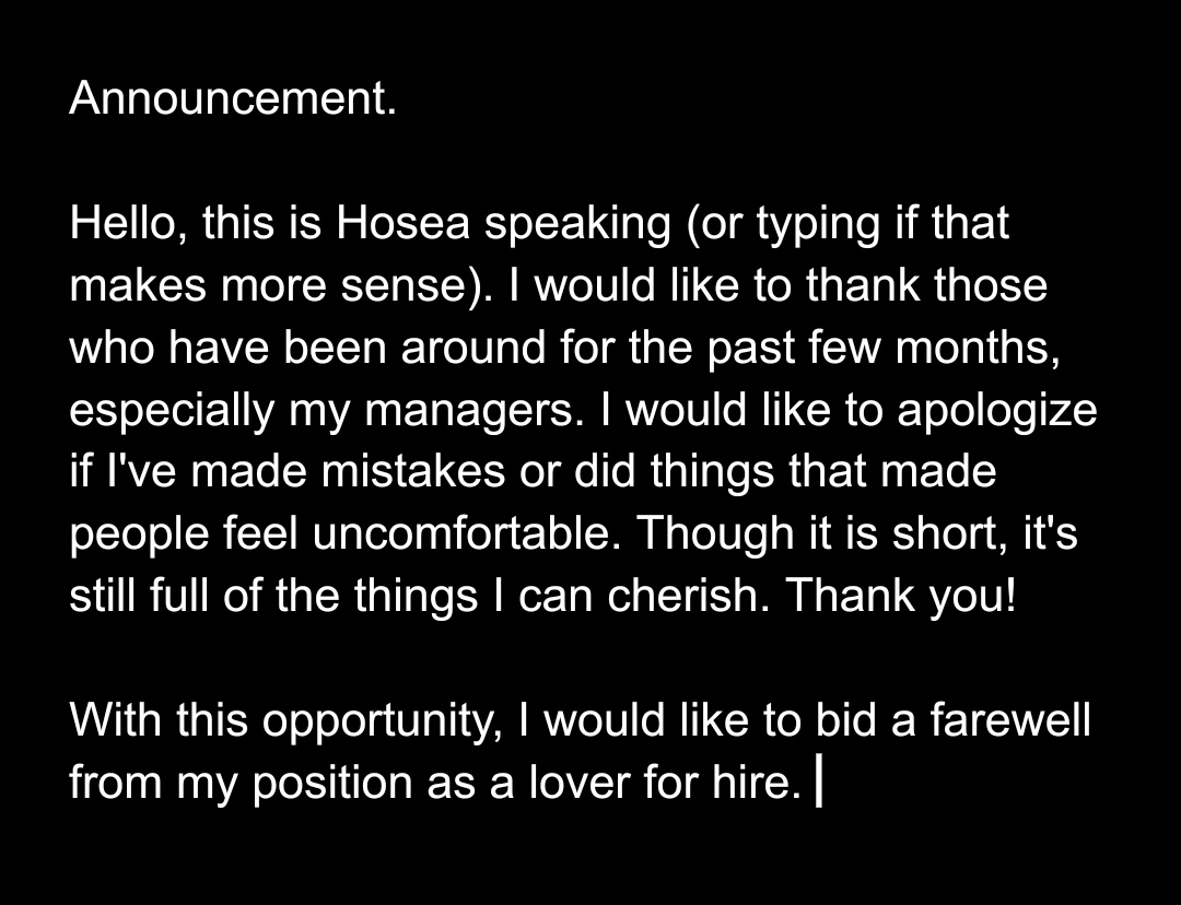 Hosea. tweet media