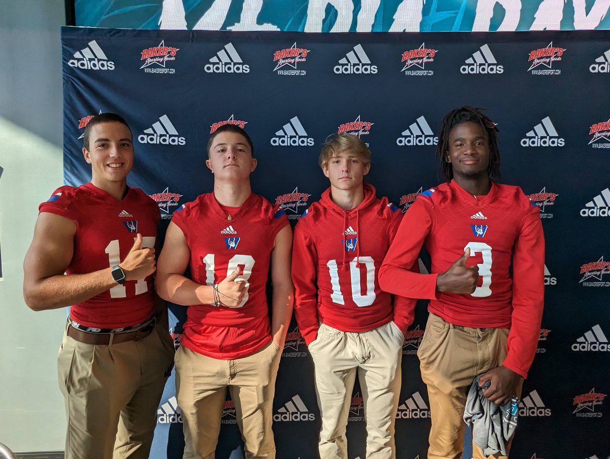 Nicholas Damone, Luke Campbell, Colin Maxwell, Richard Grooms here for <a href="/WolfsonAthletic/">Wolfson Athletics</a> at #HSMediaDay.