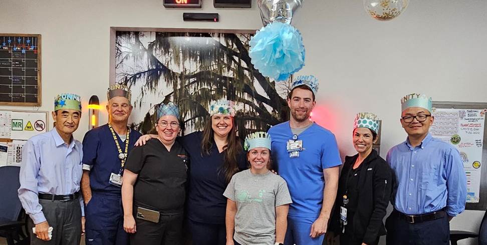 UFRadOnc's tweet image. #UFRadOnc celebrates our 1 year anniversary with the #ElektaUnity! Since 2022 we have treated short-course prostate, brain, rectum, liver, bladder, kidney &amp;amp; pancreatic #cancer patients - MR imaging &amp;amp; adaptive planning has allowed us to reach new areas. Congratulations team!