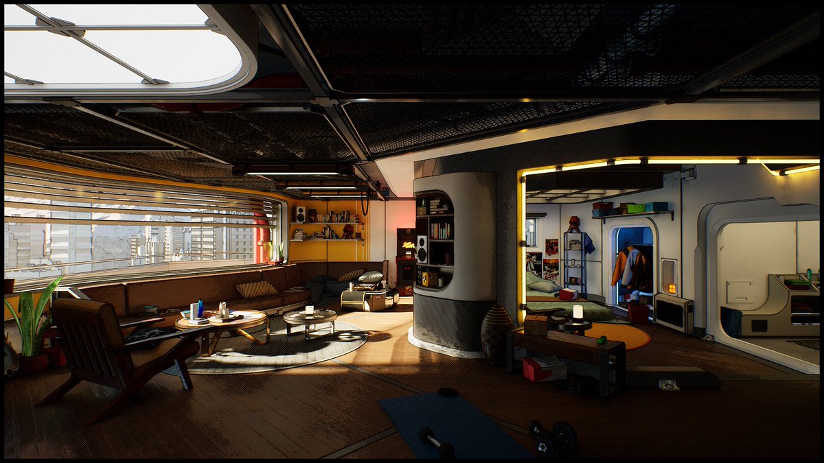 3D_Vincent's tweet photo. That's where this project stops. I'm done and it has fulfilled its purpose. 
I've learnt a few things regarding Nanite, Lumen and even more modeling stuff.

More screens:
https://t.co/2soVwkhYpQ

#substancepainter  #EnvironmentArt #UE5  #gameart https://t.co/yaxWHzhmKP
