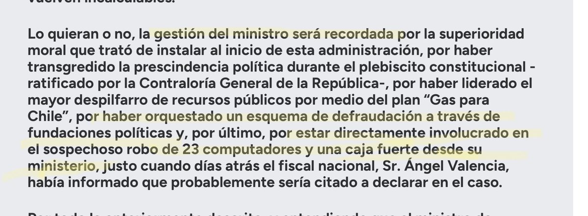 mdaza_abogado's tweet photo. Porqué quienes imputan al Ministro Jackson autoría en delitos de defraudación y robos a través de declaraciones públicas y puntos de prensa, no presentan denuncia en su contra ante las policías o fiscalía? Quizás porque saben que si lo hacen y se descubre que la imputación es falsa  son responsables del delito de “acusación calumniosa”, que a diferencia del delito de calumnia, se persigue de oficio por el Ministerio Público y no requiere de que Jackson presente querella…