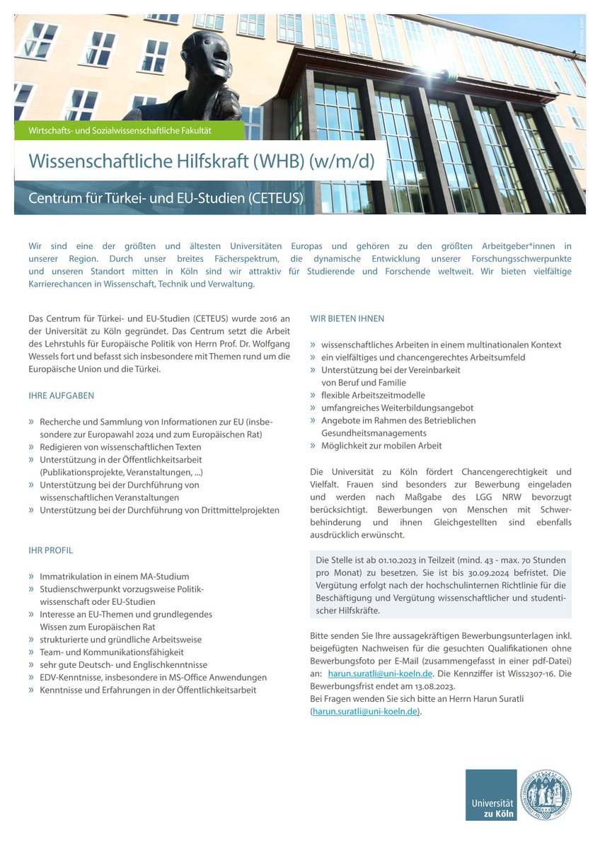 Centre for Turkey and European Union Studies, UoC tweet media