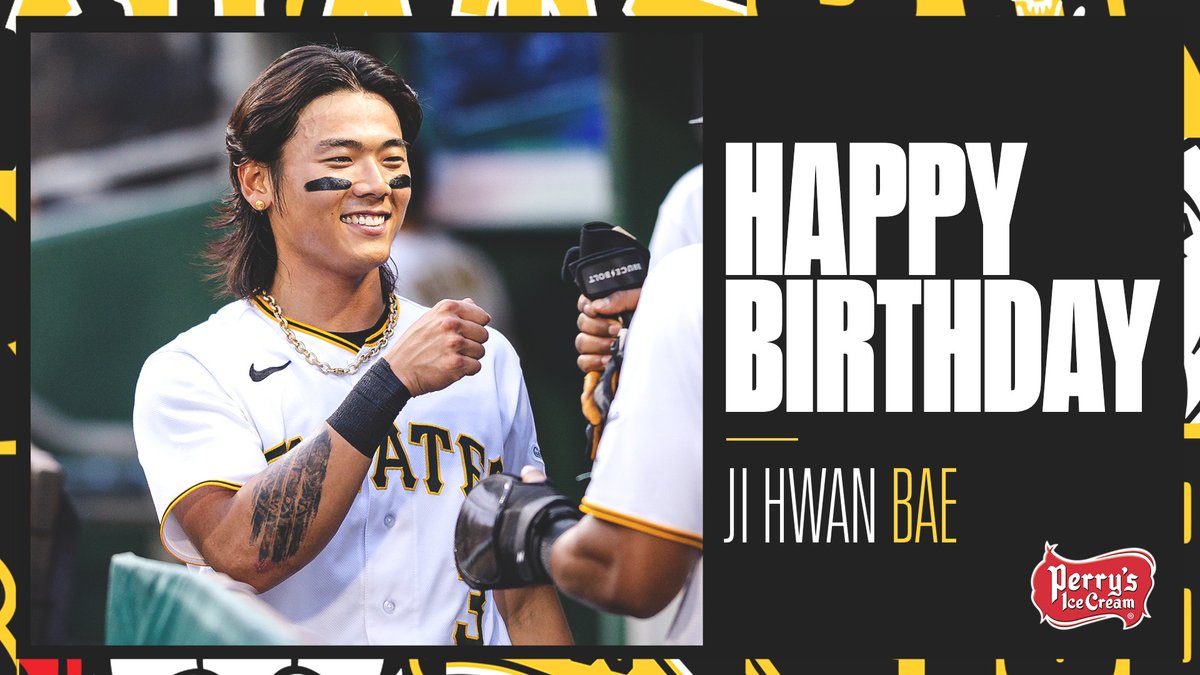 Pirates's tweet photo. Happy birthday, Ji Hwan Bae!🎂 https://t.co/nI0FAABMaf
