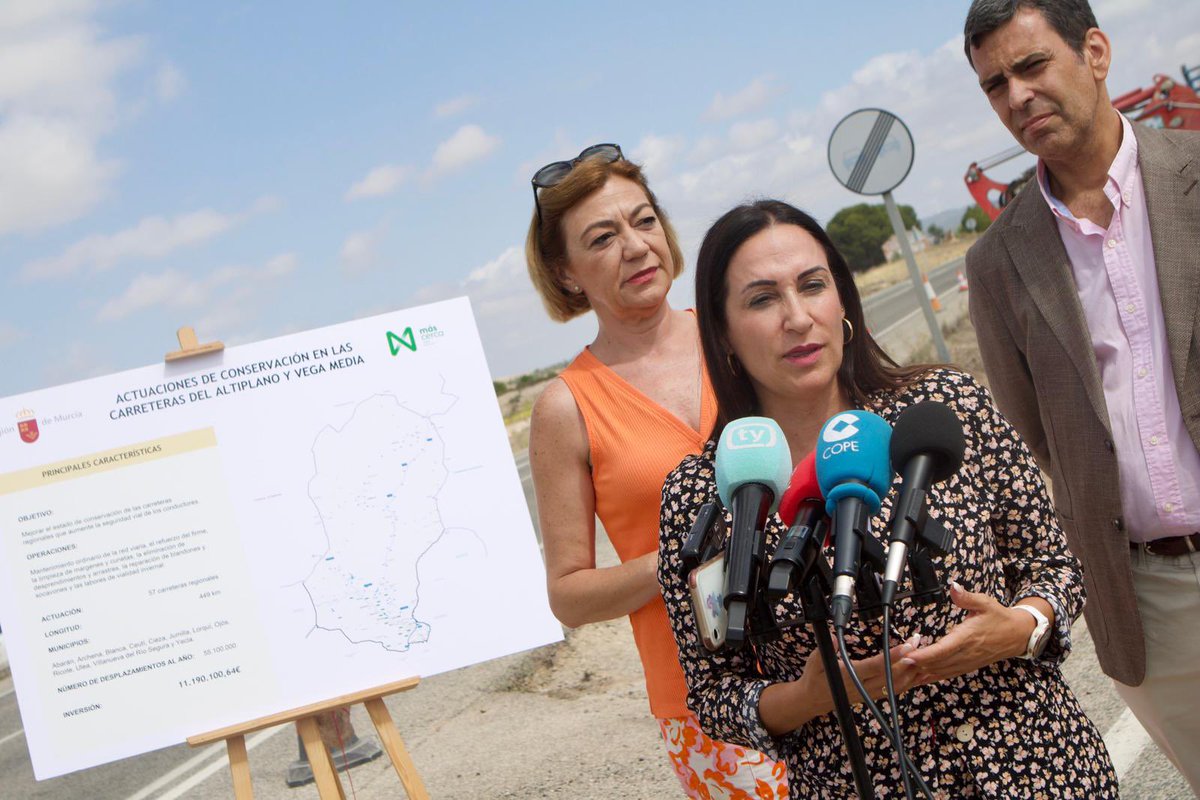 remedios_lajara's tweet photo. El Gobierno regional de Fernando López Miras pone en marcha un plan de actuación de mejora de infraestructuras que afecta a un total de 109 kilómetros de nuestro municipio.

Seguimos trabajando por una Yecla mejor. https://t.co/4LsdfPArLn