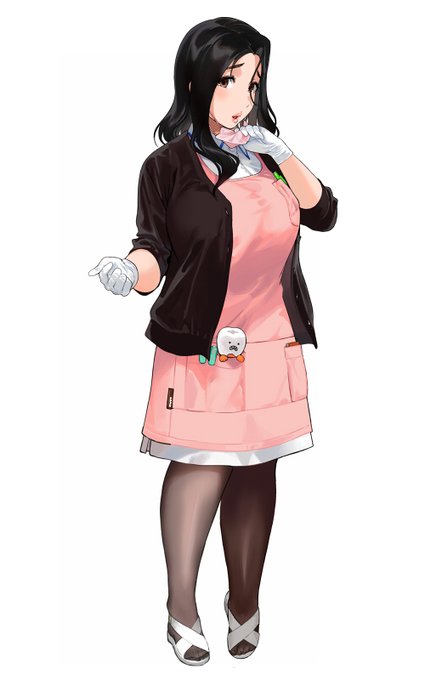 奈々子さん歯科衛生士ルック🦷 