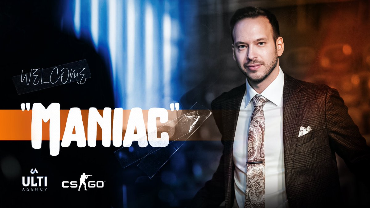 We are thrilled to announce a monumental addition to our agency today! Join us in extending a warm and enthusiastic welcome to @Maniac_CSGO, the esteemed CS:GO analyst and ex-professional player, as he officially becomes a part of our family 🎉