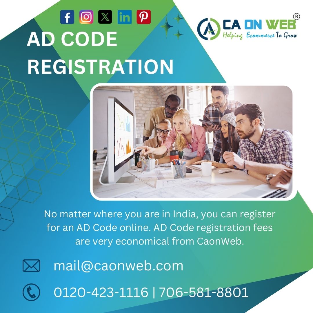 caonwebonline's tweet image. Ad code registration
.
#adcode #iecregistration #caservices #adcodeonline #onlineca #adcoderegistration #caservicesonline #ice #caonweb #onlineadcoderegistration