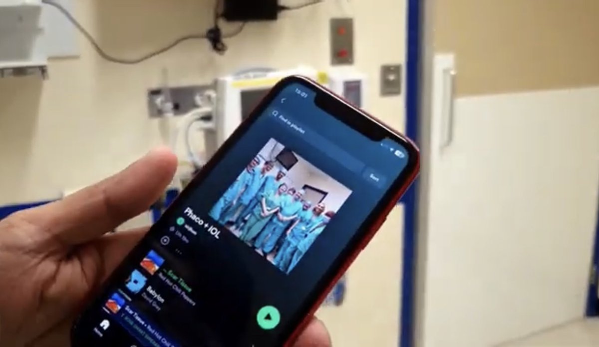 Phaco IOL playlist, ON! “Seven theatre staff required per high volume list, including 3 scrub nurses – 2 scrubbing, 1 on patient care and in charge of list.”