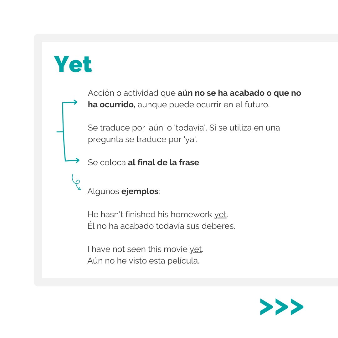 ¿Already o yet? 🙄😬🥴🤯

Lo sabemos. Distinguir entre estos dos adverbios no es tarea sencilla. Por eso va a cambiar. 👉 Te contamos cómo funcionan, qué significan y cómo utilizarlos. 

Toma nota, porque dominar el inglés va a ser más fácil que nunca😜.

#theglobeformacion