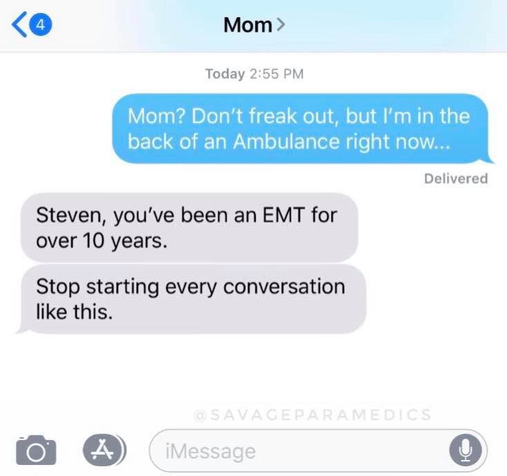 This you? #EMT #EMS #paramedic #firefighter #nurse #emsmemes #ALS #BLS #emshumor #emslife #emtmemes #emtlife 🚑 #emshumor #emslife #firelife #transport #ambulance #booboobus #ambulancelife #🚑 #🚒 #medic #medics #firehouse #emshumor #nremt #firefighter #firememes
