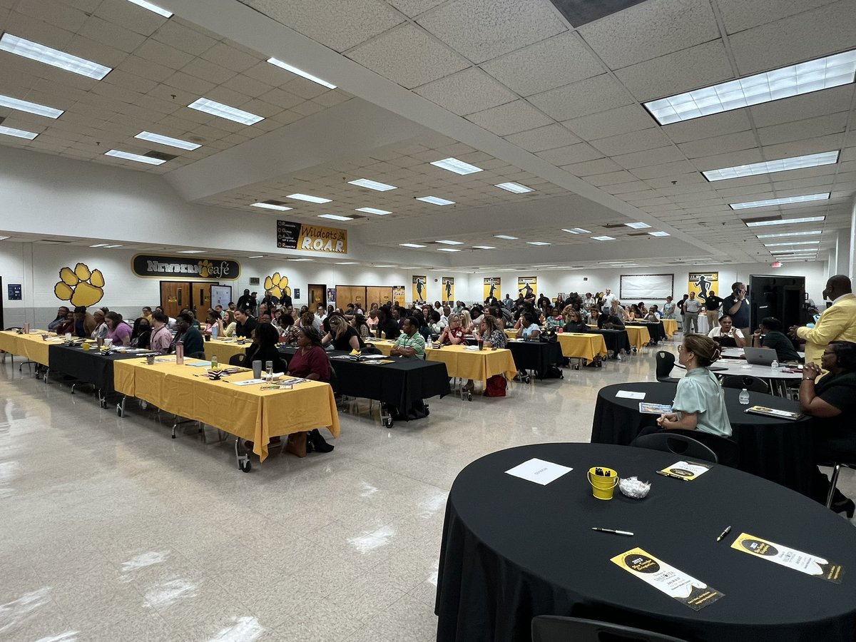 GoValdostaCats's tweet photo. Today is the first day of New Teacher Orientation. We are thrilled to welcome these new educators to the Wildcat Family.
#The3VWay #ChooseVCS https://t.co/IwE7wbfkwJ