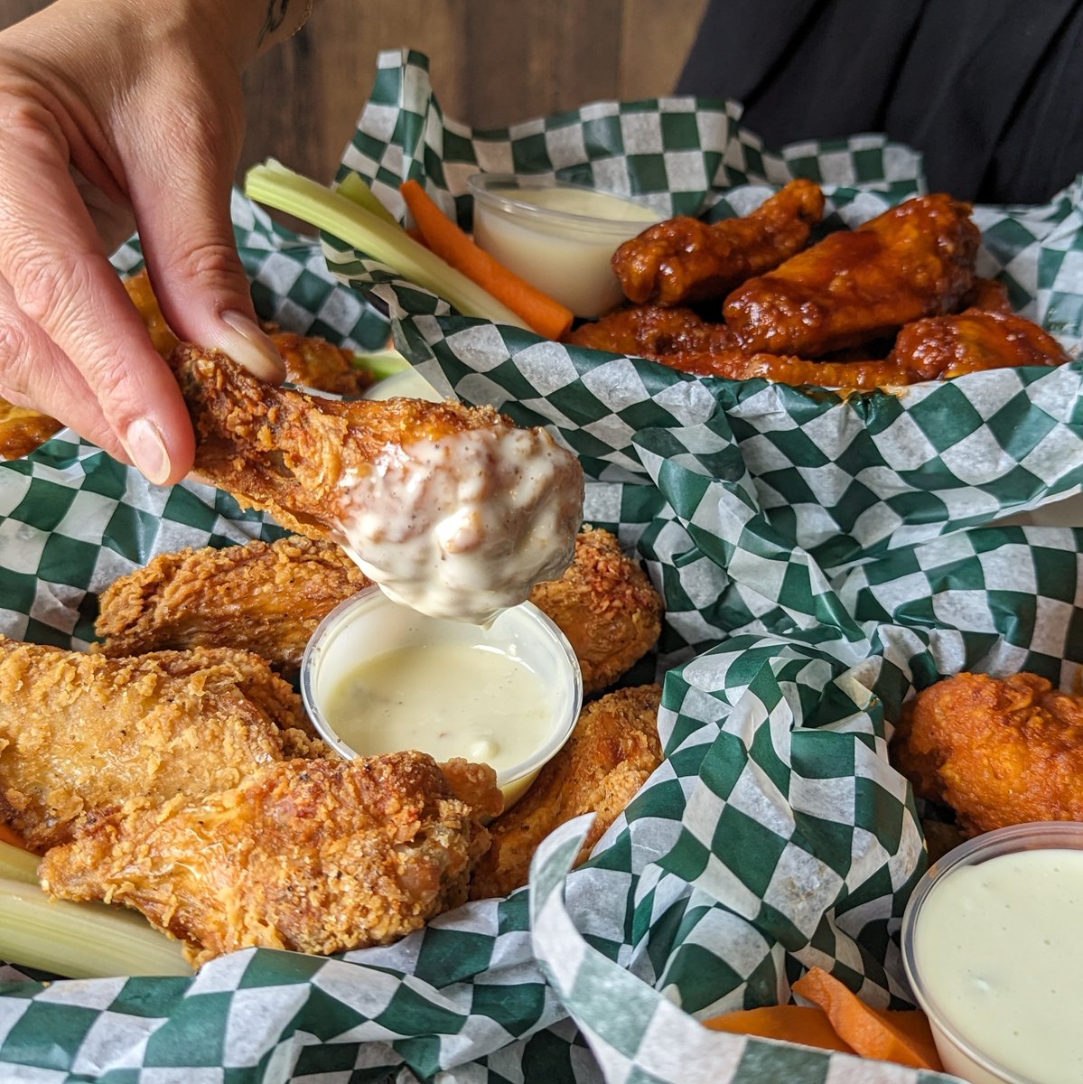 Have you heard? Half price wings are here every Wednesday!
Come grab yourself a pound of wings &amp; a pint and enjoy a night out with friends.

#wingwednesday #kwawesome #halfpricewings #wingnight #takeout #yourlocalpub #eatlocal #drinklocal #supportlocal #fooddeals