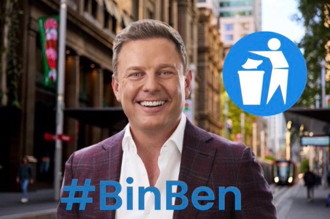 After he 'steps down' from his role at 2GB, perhaps Ben Fordham could help promote @craigreucassel's #WarOnWaste as #BinBen. 😏