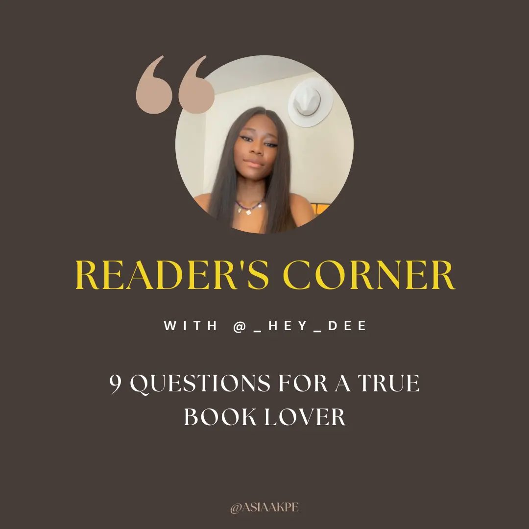 Check out the latest post on my IG for more details on 'READER'S CORNER' with my guest today.  Check for link below 👇🏾
#BookLovers #ReadingJourney #fiction #fictionlovers #bookclub #LiteraryEnthusiast #Bookworms

instagram.com/p/CvKJ1CDMO-r/…