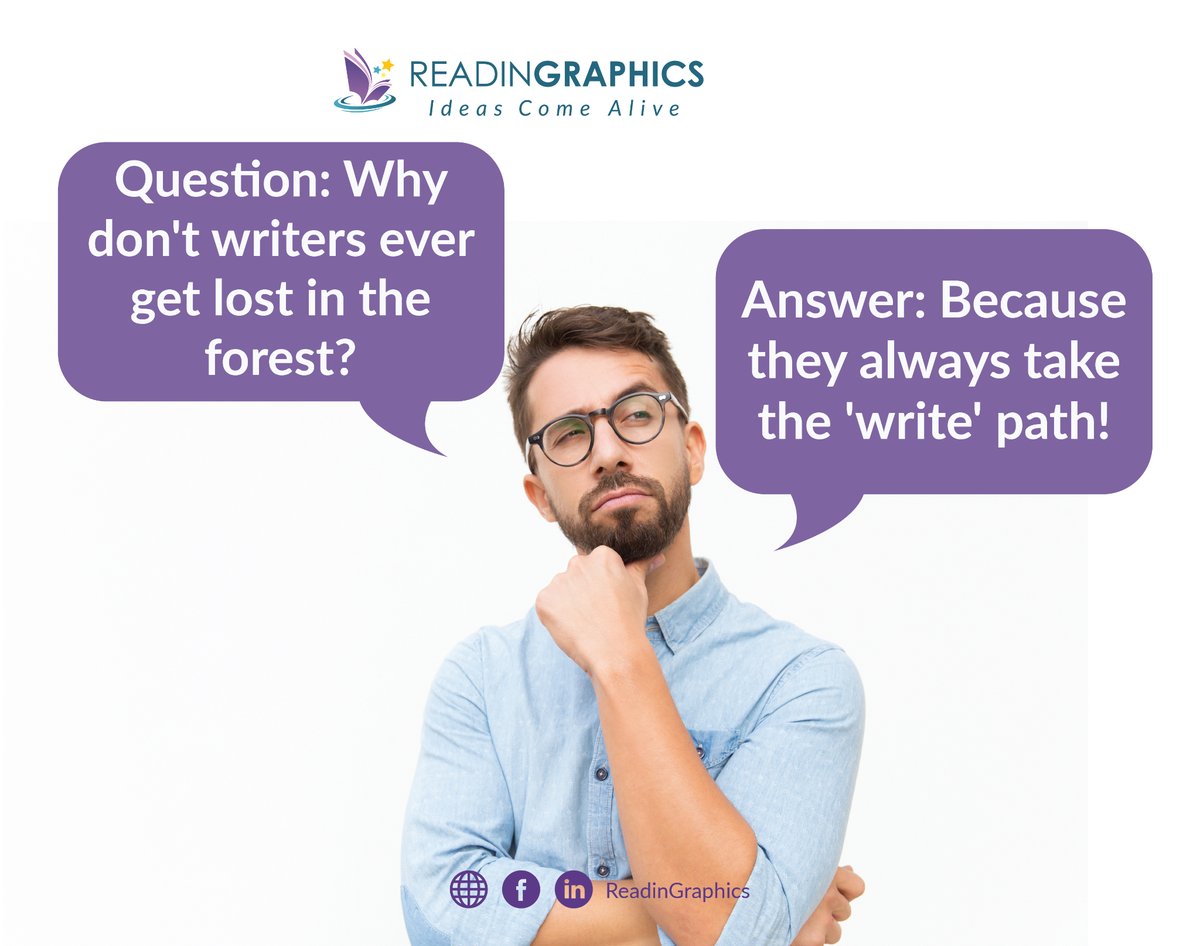 ReadinGraphics's tweet image. 📚🌳 Brace yourselves for a literary chuckle! 😄🖋️  #BookLovers #FunWithWords