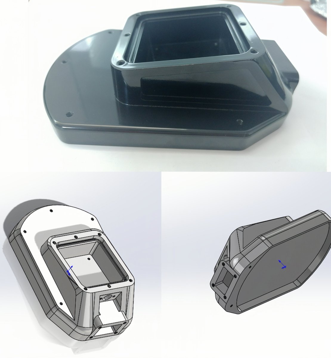 The mirror frames for the off-road vehicle take a week to go from drawing to sample, another week from sample to an order of 1500 sets, and then 12 days to produce before arriving at the customer company . I'm proud of our team,well done !