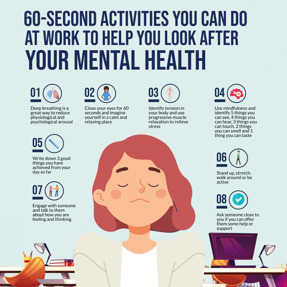 ACMO_org's tweet photo. Tips to improve your mental health on the daily. Take care of yourself!
Need extra help? Visit our Health and Well-being Resource Page here https://t.co/zJHh0tJZWc
#WesnesdayWisdom#Condoland #CondoManager #CondoBoard #CondoLife #ACMOLife #RCM #MentalHealthTips https://t.co/TQ32Wo0zBs