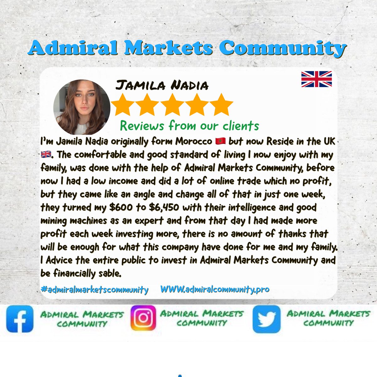 Admiral Markets Community (Heather innis) tweet media