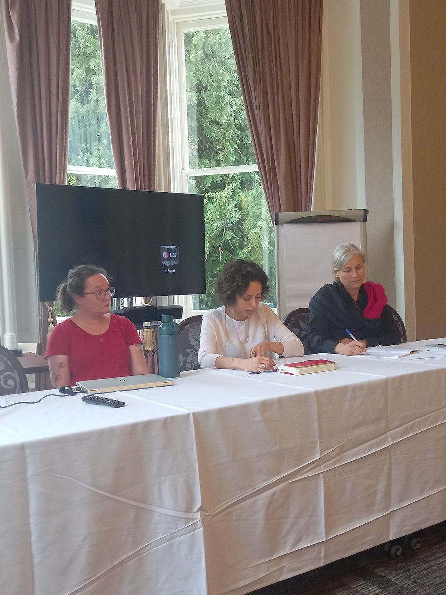 HealthscapesME's tweet photo. Next up: Cynthia Krechiati discusses the Litani infrastructure/dam project resulted with a specific mode of governance (tarabot maslahi’) that corresponds to symbiotic form of living together. #healthscapes https://t.co/XWUqLbsAbO