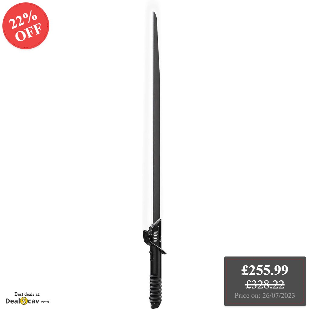 Scavenged 22% OFF on this item: Star Wars The Black Series Mandalorian Darksaber Force FX Elite Lightsaber with Advanced LEDs, Sound Effects, Adult Collectible Roleplay
https://t.co/4ReJXNMVmd https://t.co/bHtj1ClZdV
