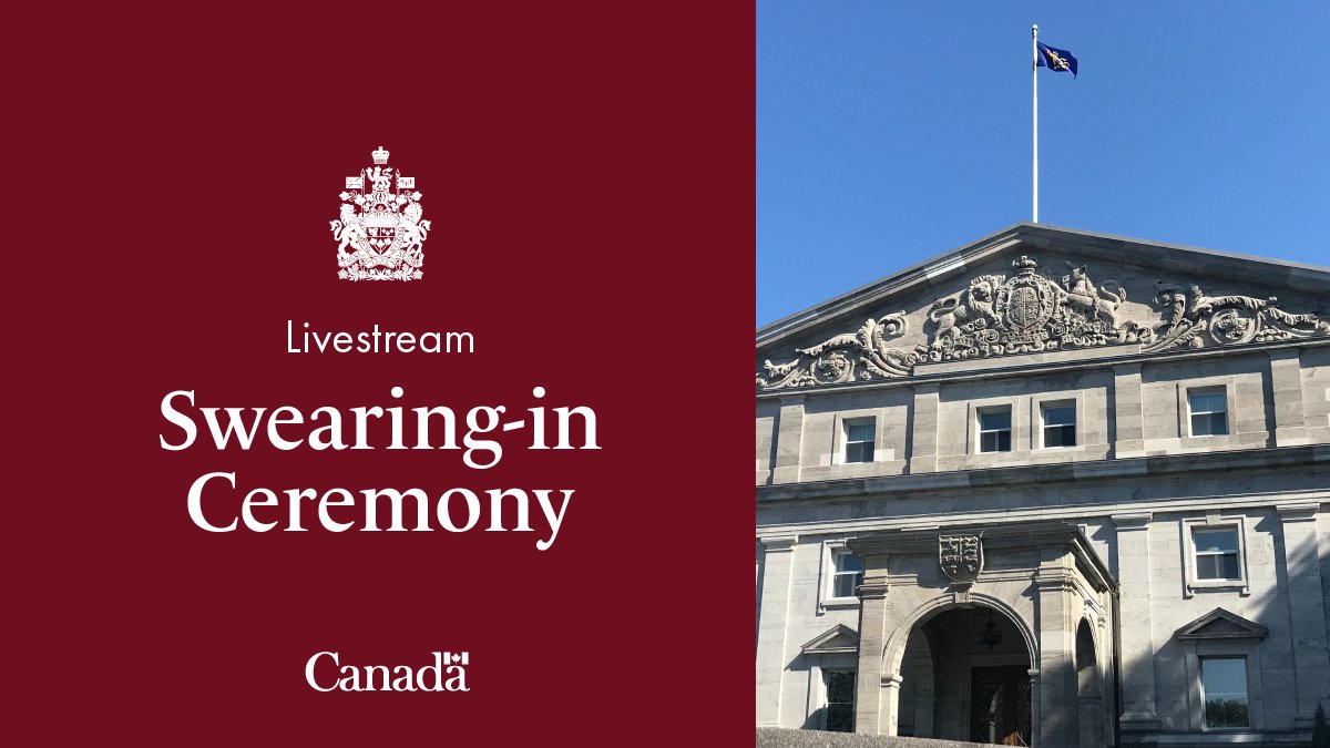 Tune in at 10:30 a.m. EDT as members of the Canadian Ministry will be sworn in during a ceremony at <a href="/RideauHall/">GG Rideau Hall | GG Citadelle</a> in Ottawa. Watch it live here.