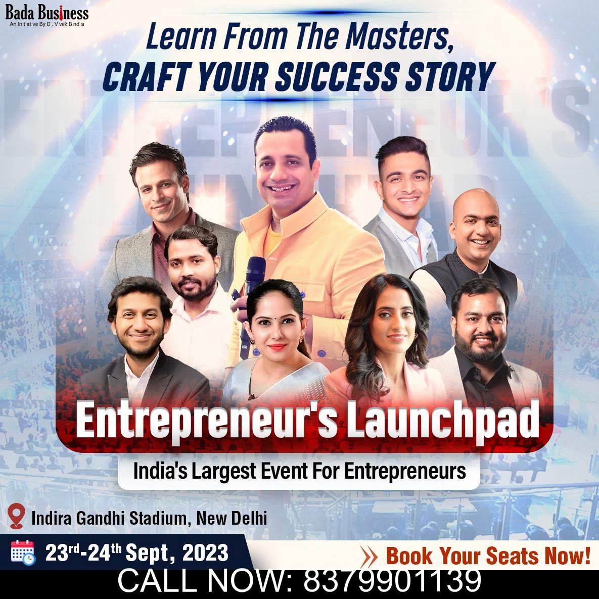 nikhil_samrit's tweet image. ✅Discover your true potential at Entrepreneur&apos;s Launchpad alongside the industry&apos;s top leaders.
🥳Secure your spot now! 
✅Book your seat today!

8379901139
Nikhil Dilip Samrit